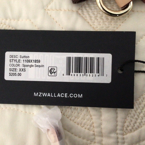 NWT MZ Wallace Micro Sutton in Spangle Sequin - Picture 5 of 7